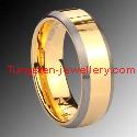 Gold plated tungsten band