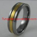 Free Gold Plated Tungsten alloy Rings