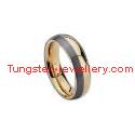 Gold Plated Tungsten Carbide Bands