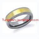 Free Gold Plated Tungsten Ring