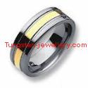 High Quality Gold Plated Tungsten Bands