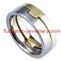 High Quality Gold Plated Tungsten Engaged Ring